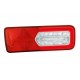 LC12 LED - Feu arrière LED GLOWING Droit 24V, connecteurs additionnels