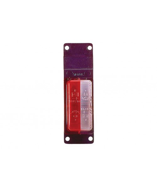 FE88 - Feu de gabarit et d'encombrement Ampoules 12/24V cristal + rouge