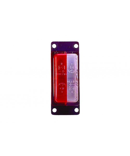 FE88 - Feu de gabarit et d'encombrement Ampoules 12/24V cristal + rouge