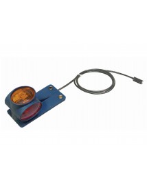 DX - Feu de gabarit et d'encombrement Ampoules 12/24V cristal + rouge + ambre câble click in