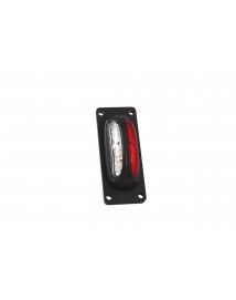 FE12 LED - Feu de gabarit et d'encombrement LED 12/24V cristal + rouge