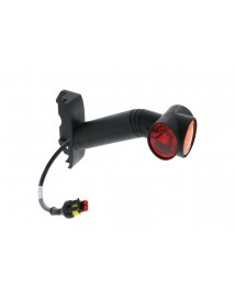 FA3 LC12 LED - Feu de gabarit LED droit 12/24V cristal + rouge + ambre