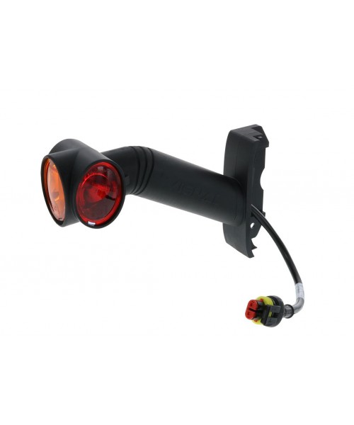 FA3 LC12 LED - Feu de gabarit LED gauche 12/24V cristal + rouge + ambre