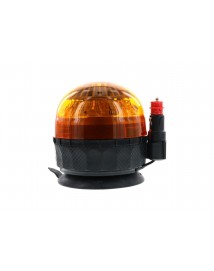 VENUS LED - Gyrophare led VENUS magnetique 1 ventouse ROLL CABLE double flash ambre