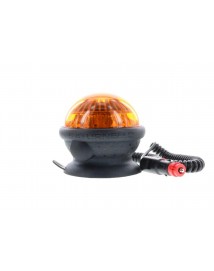 MINI SATURNELLO LED - Gyrophare MINI SATURNELLO LED magnetique 1 ventouse lumière flash ambre