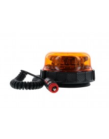 PEGASUS LED - Gyrophare led PEGASUS magnetique 1 ventouse 3 fonctions (rotatif, flash, double flash), ambre