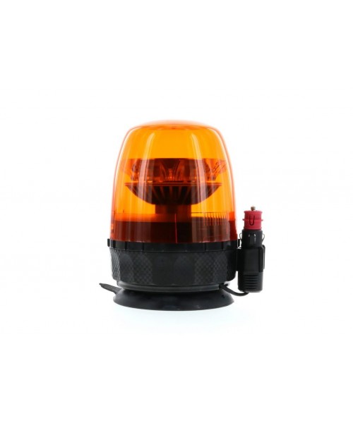 TAURUS LED - Gyrophare led TAURUS magnetique 1 ventouse ROLL CABLE lumière rotative ambre