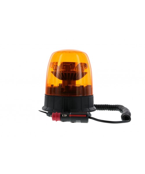 TAURUS LED - Gyrophare led TAURUS magnetique 1 ventouse lumière rotative ambre