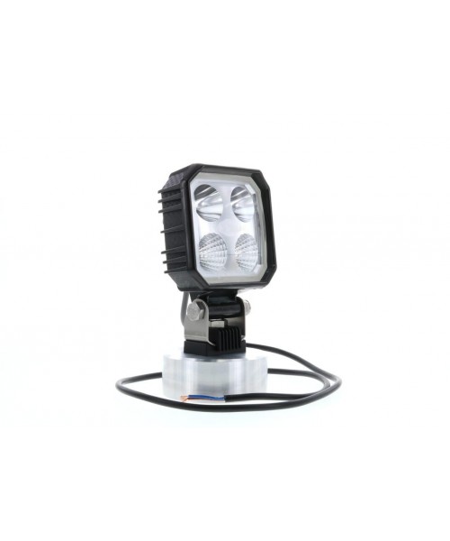 CARBONLUX - Phare de travail LED CARBONLUX carré 90X90mm - cable
